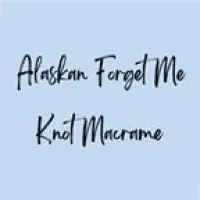Alaskan Forget Me Knot Macrame logo