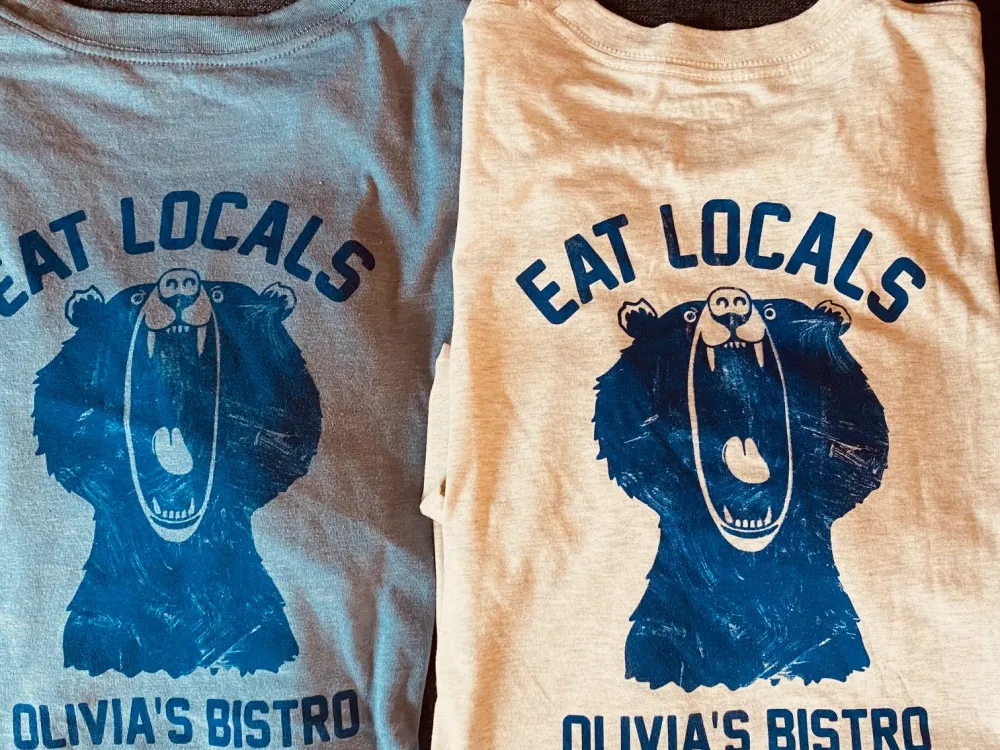 Olivia's Alaskan Bistro Eat Local's Tee - 3