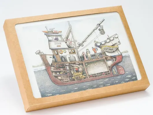 Working Boats Of Alaska Card Set