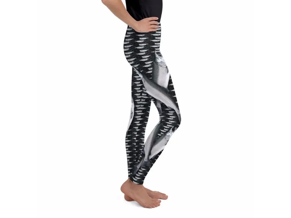 Coho Salmon 2 Youth Leggings - 4