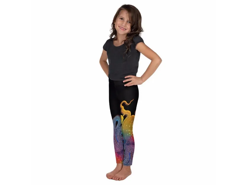 Octopus Rainbow Kids' Leggings - 4