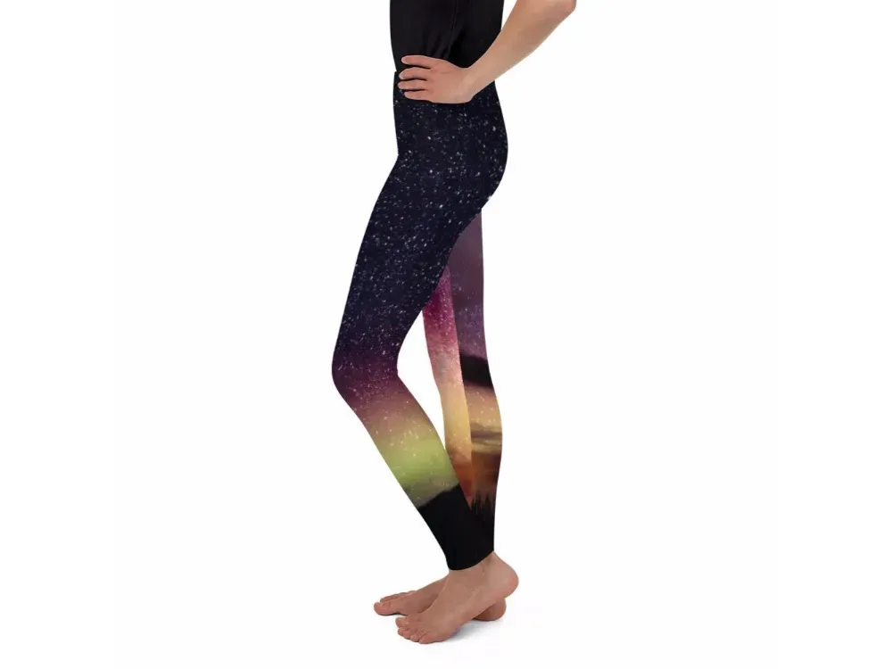 Aurora Borealis 2 Youth Leggings - 3