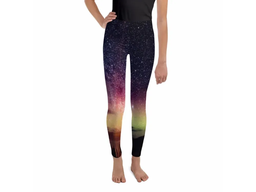Aurora Borealis 2 Youth Leggings - 1