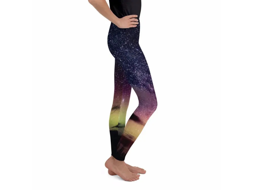 Aurora Borealis 2 Youth Leggings - 4