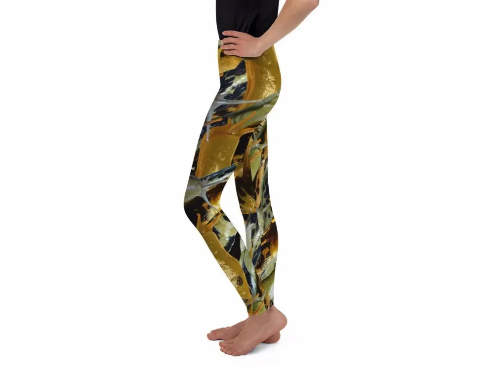 Slug Camo 2 Youth Leggings - 3