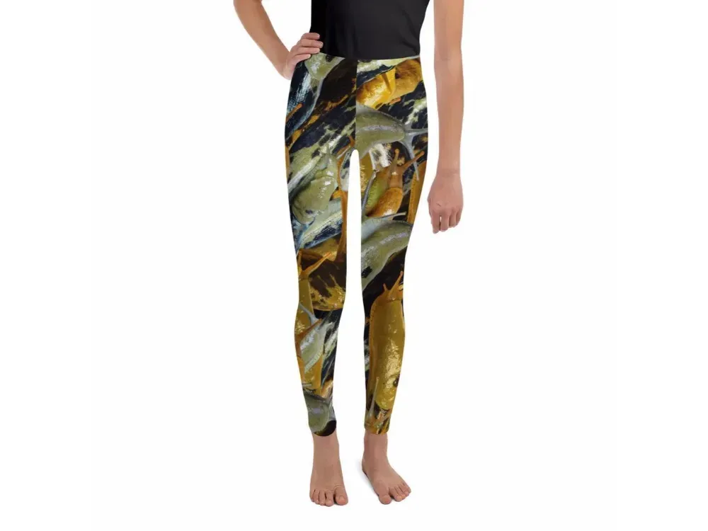 Slug Camo 2 Youth Leggings - 1