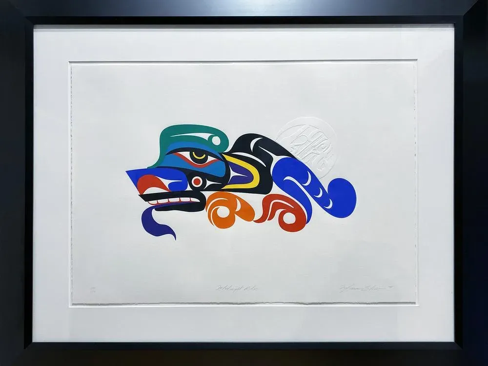 Marvin Oliver Midnight Rider Serigraph - 2