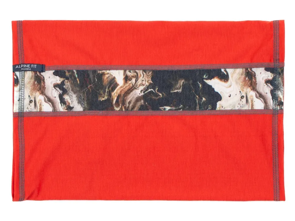 Made in Alaska Neck Gaiter Autumn Red - 4
