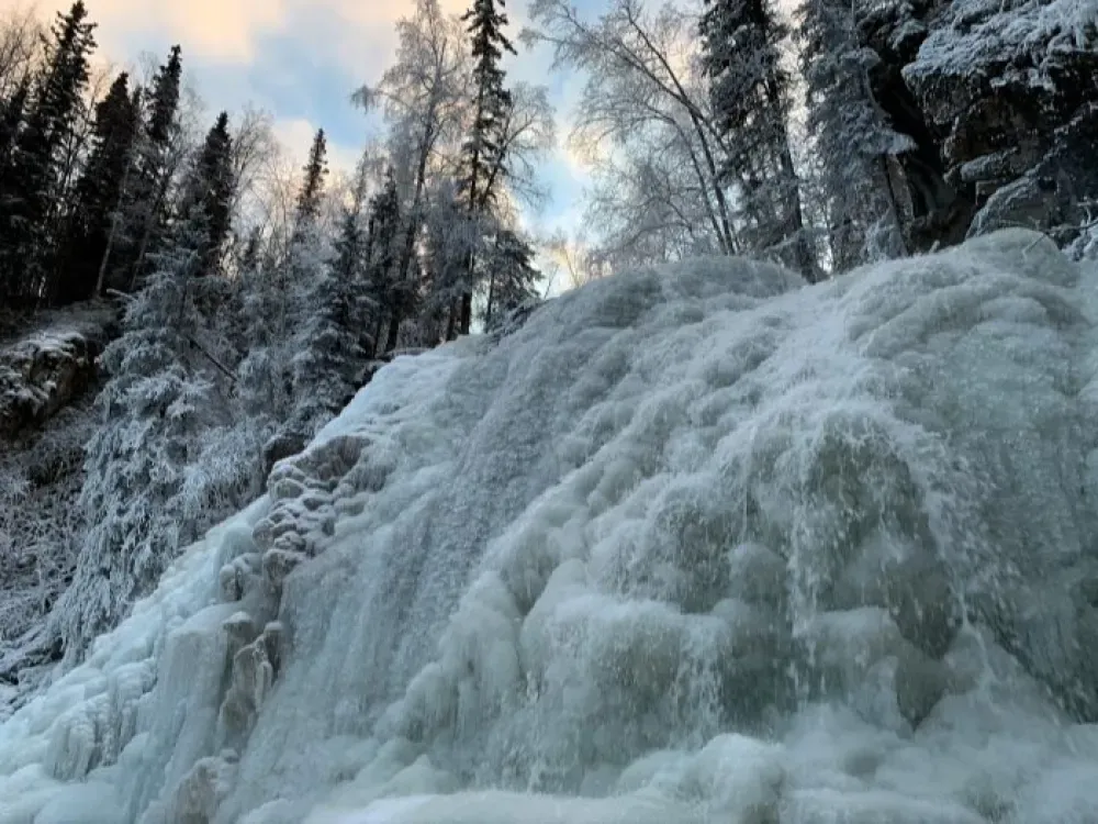 Winter Waterfall Fun - 5