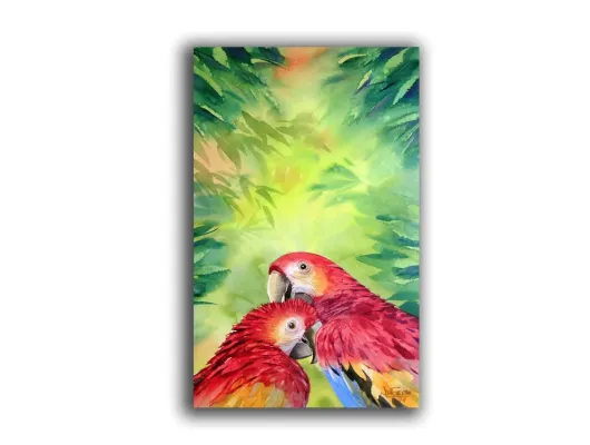 "Red Macaw's" Painting