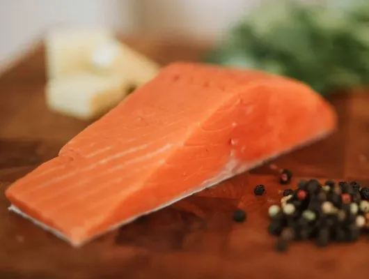 Alaska King Salmon portions