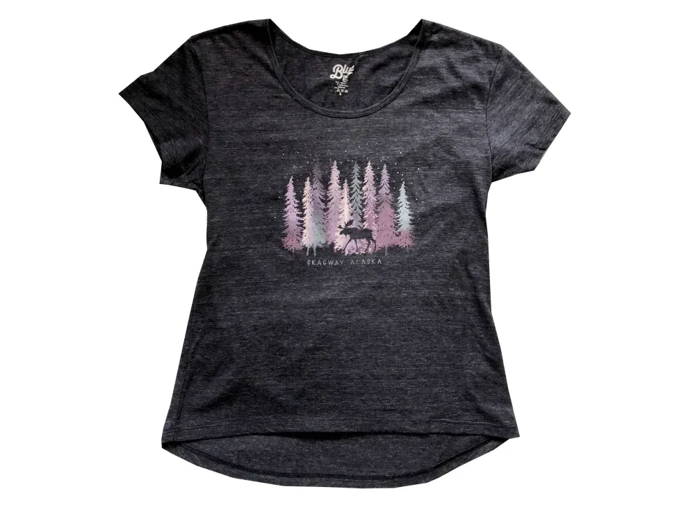 Night Pines Moose Alaska Tee - 2