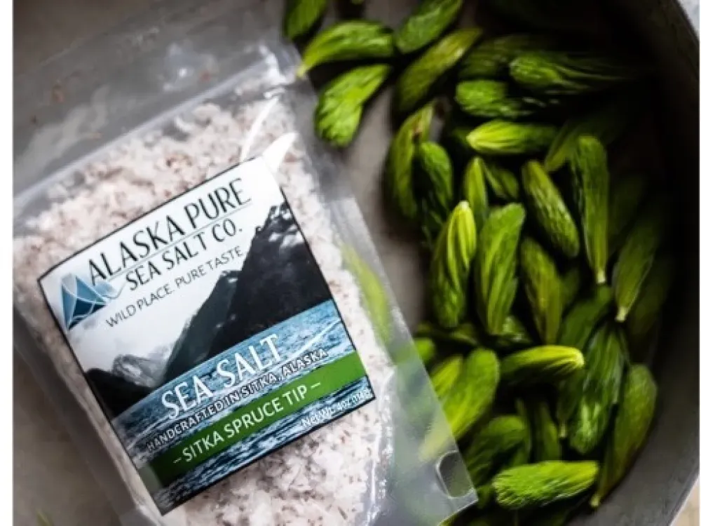 Alaska Pure Sea Salt - Sitka Spruce Tip - 3 Pack - 2