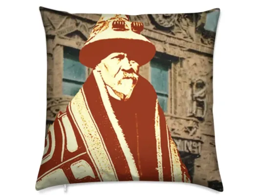 Skagway Alaska Native Brotherhood Kashevaroff Luxury Pillow