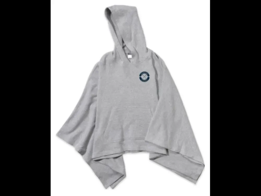Alaska Hooded Sweatshirt Poncho - 1