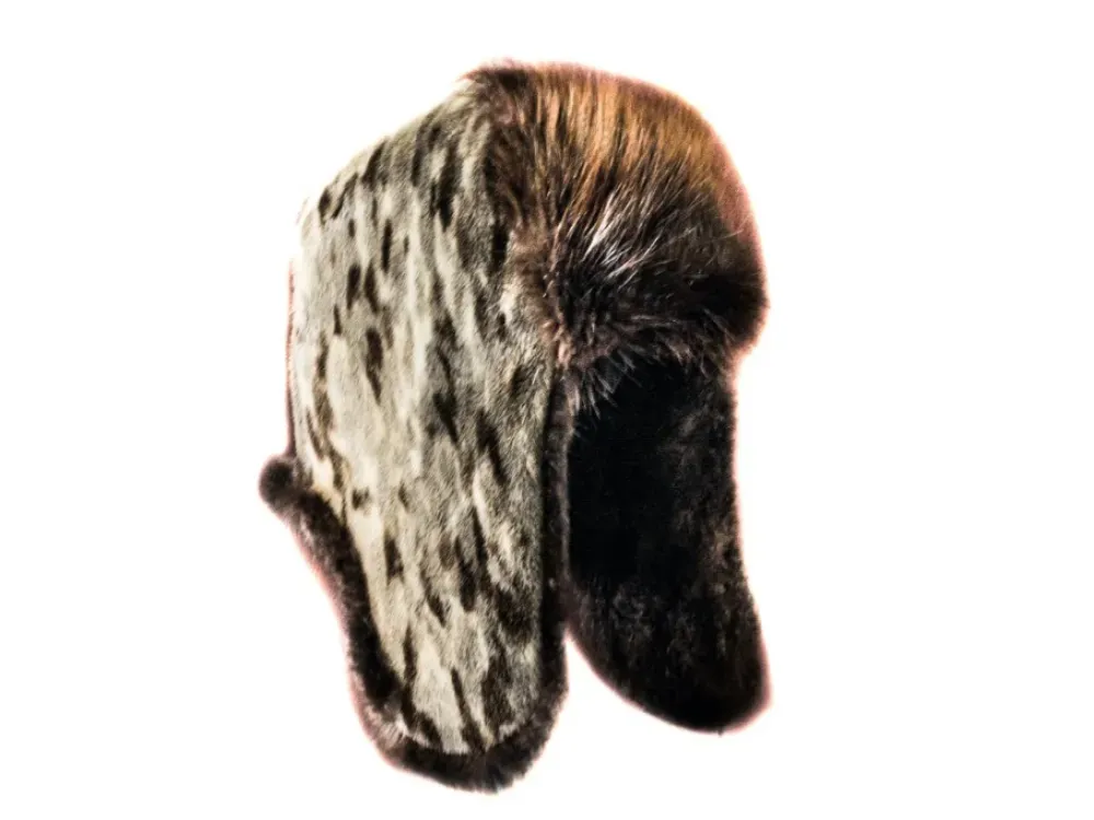 Sea Otter Fur, Seal Fur and Beaver Fur Trapper Hat - 3