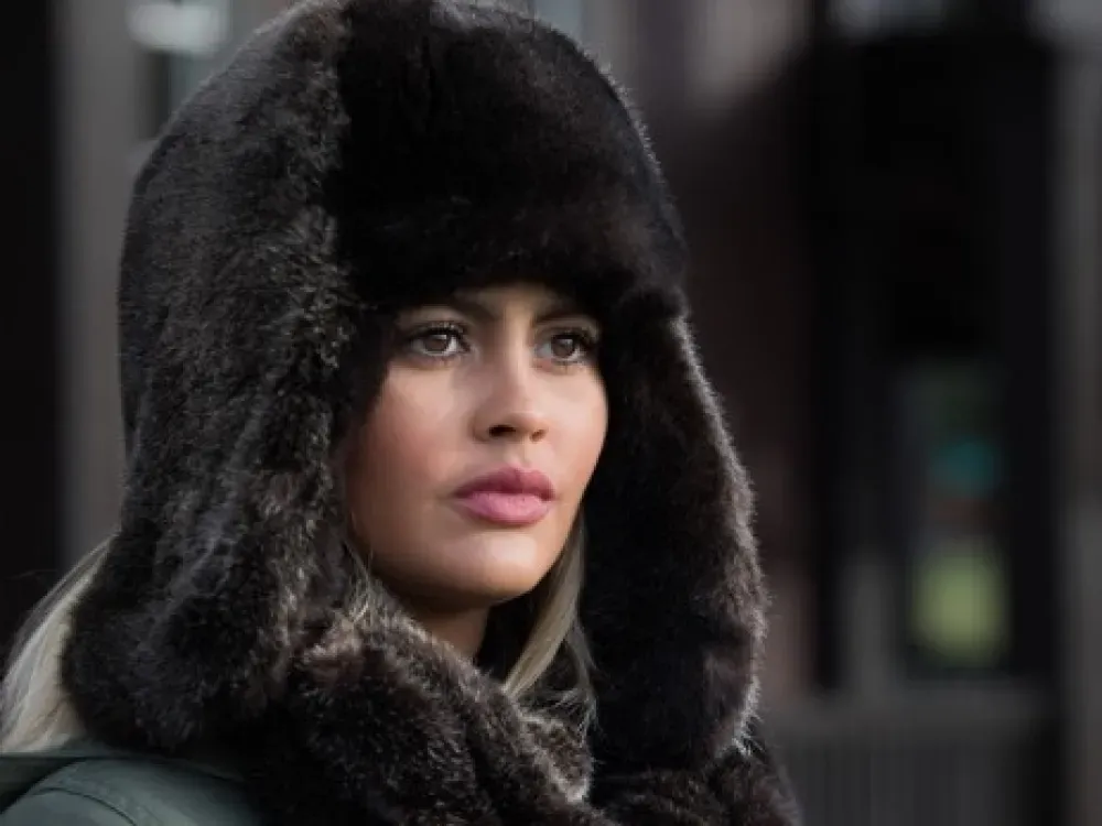 Double Sided Sea Otter Fur Trapper Hat - 1