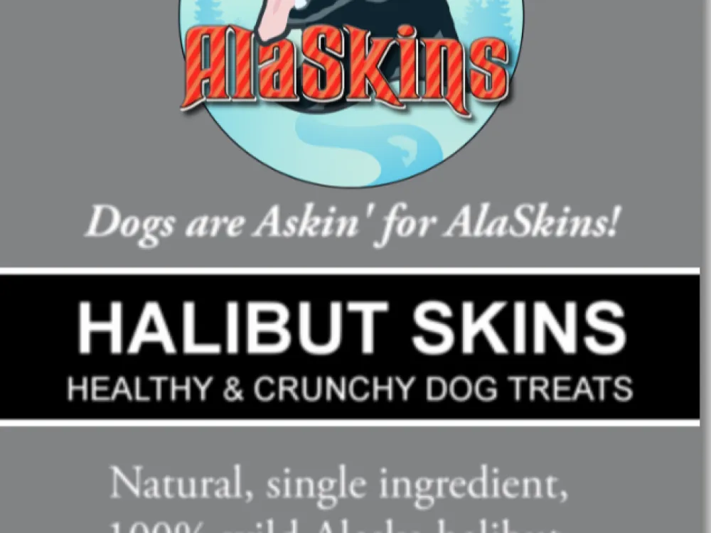 AlaSkins Halibut Dog Treats - 3