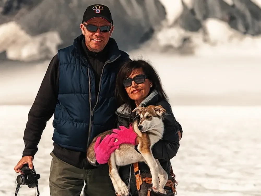 Helicopter Glacier Dog Sledding - 2
