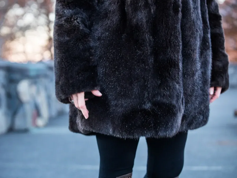 Sea Otter Fur Mid-Length Coat - 5