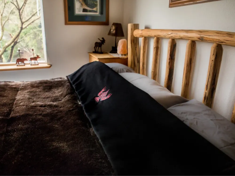 Sea Otter Fur Blanket with Cashmere Backing - 3