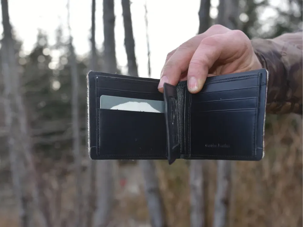 Bifold Seal Fur Wallet - 4