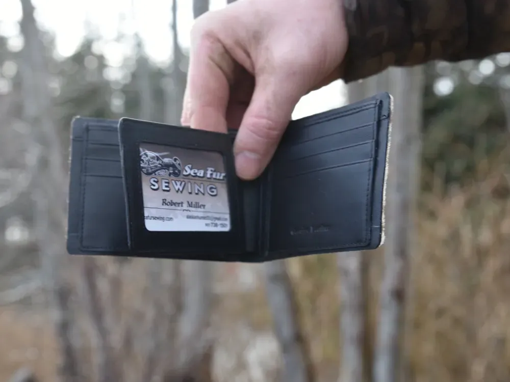 Bifold Seal Fur Wallet - 5