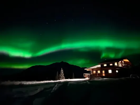 Winter Evening Aurora Mushing Tour