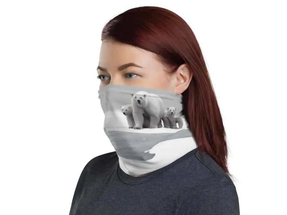 Polar Bear Neck Gaiter Buff - 2