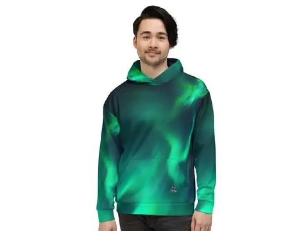 Aurora Borealis Unisex Hoodie - 1