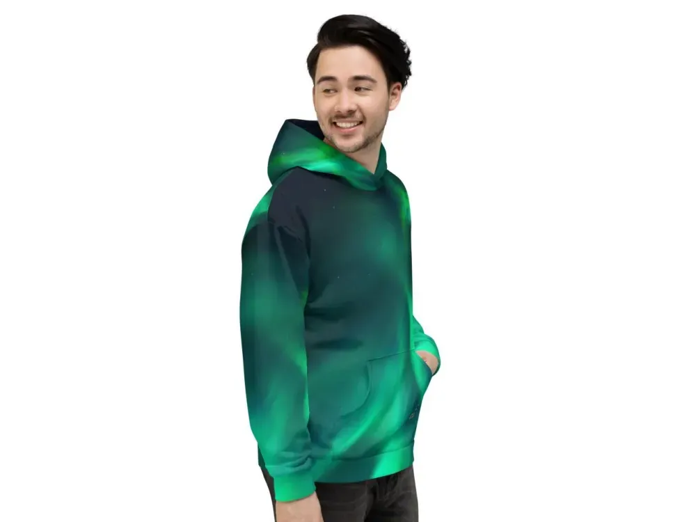 Aurora Borealis Unisex Hoodie - 3