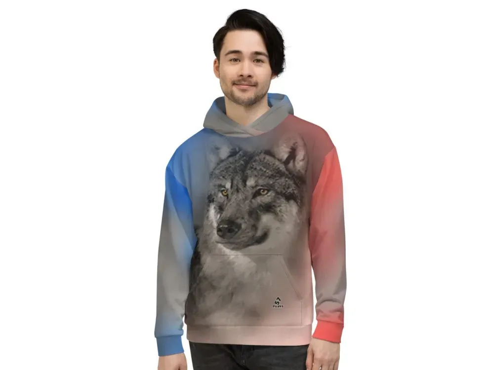 Wolf 2 Unisex Hoodie - 1