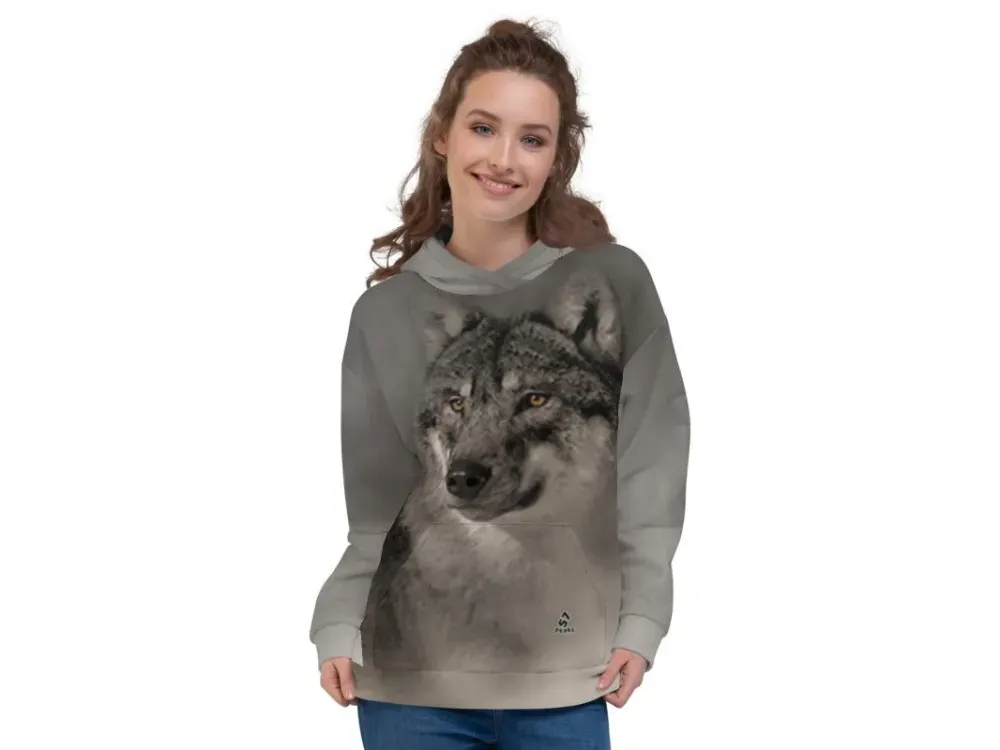 Wolf Unisex Hoodie - 5