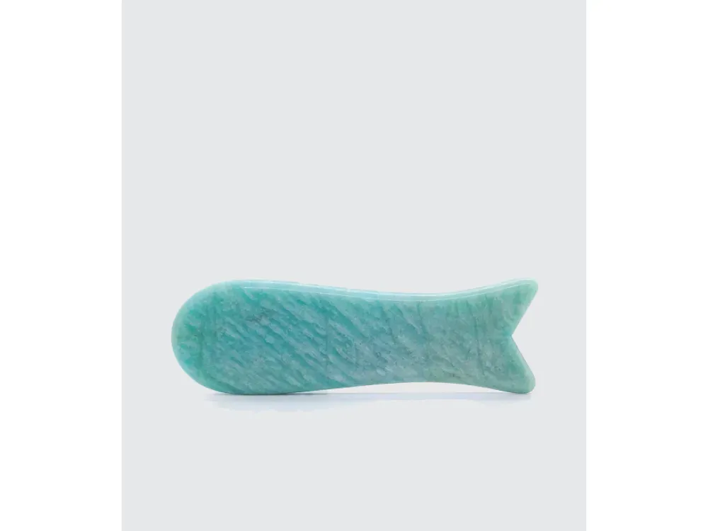 glacier chill Amazonite Fish-Shape Gua Sha - 1