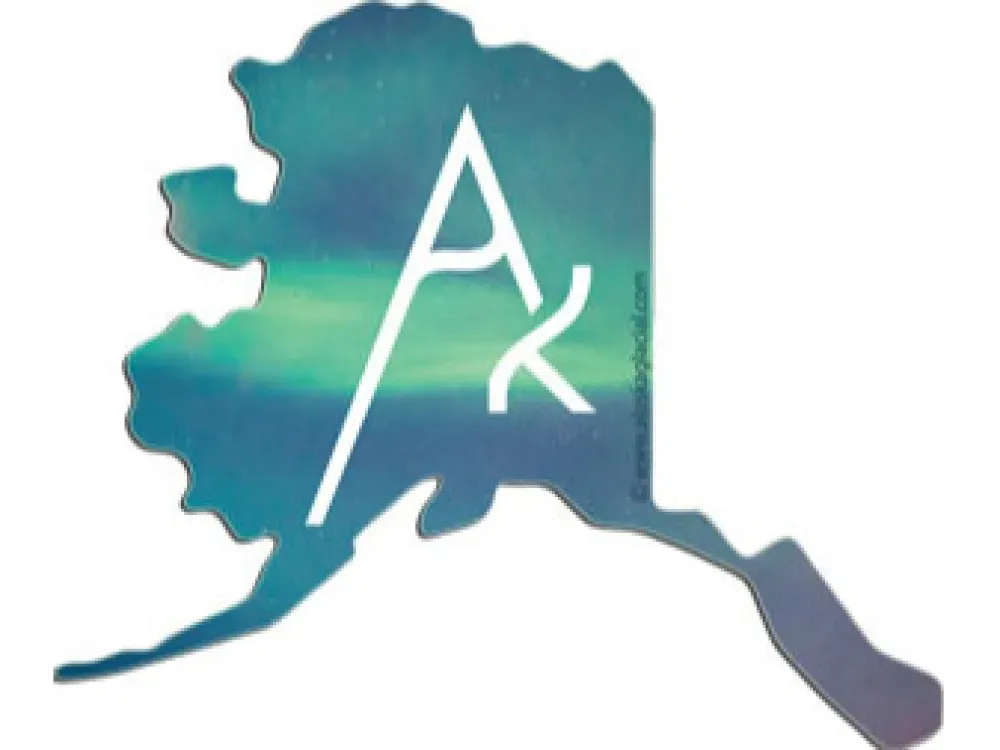 high latitude Good Attitude Alaska Stickers - 3