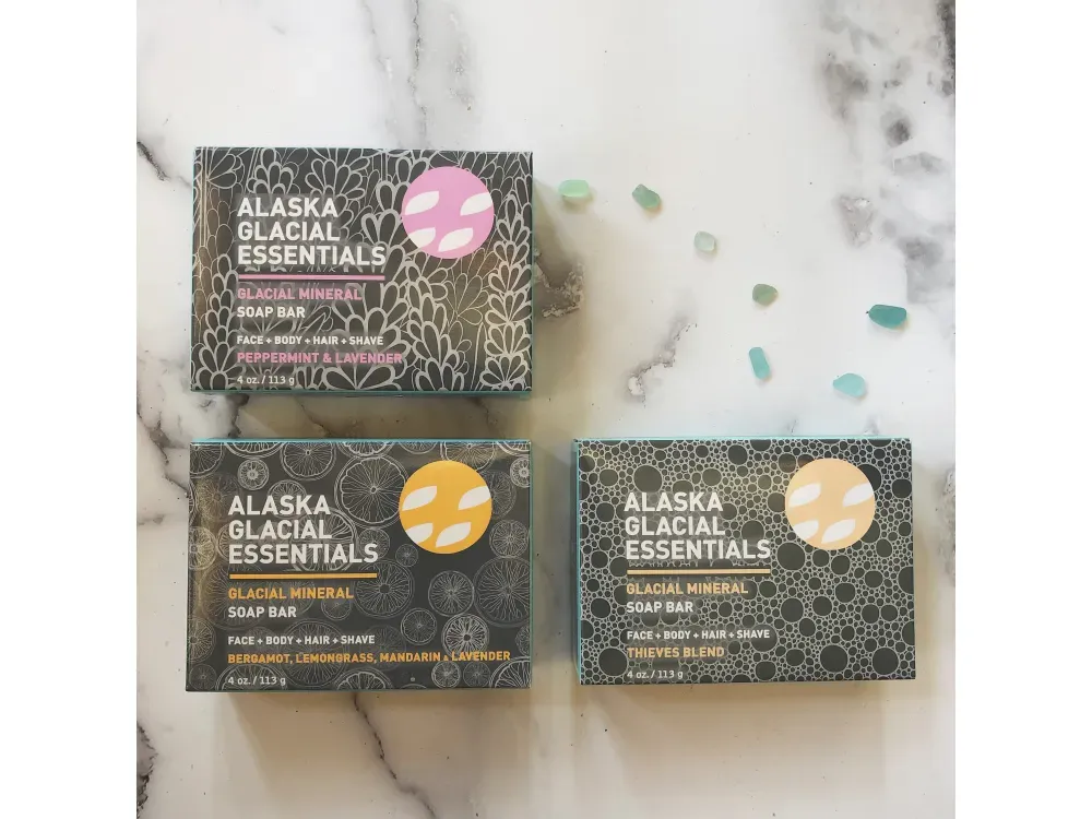 handcrafted Glacial Mineral Soap Bar - 2