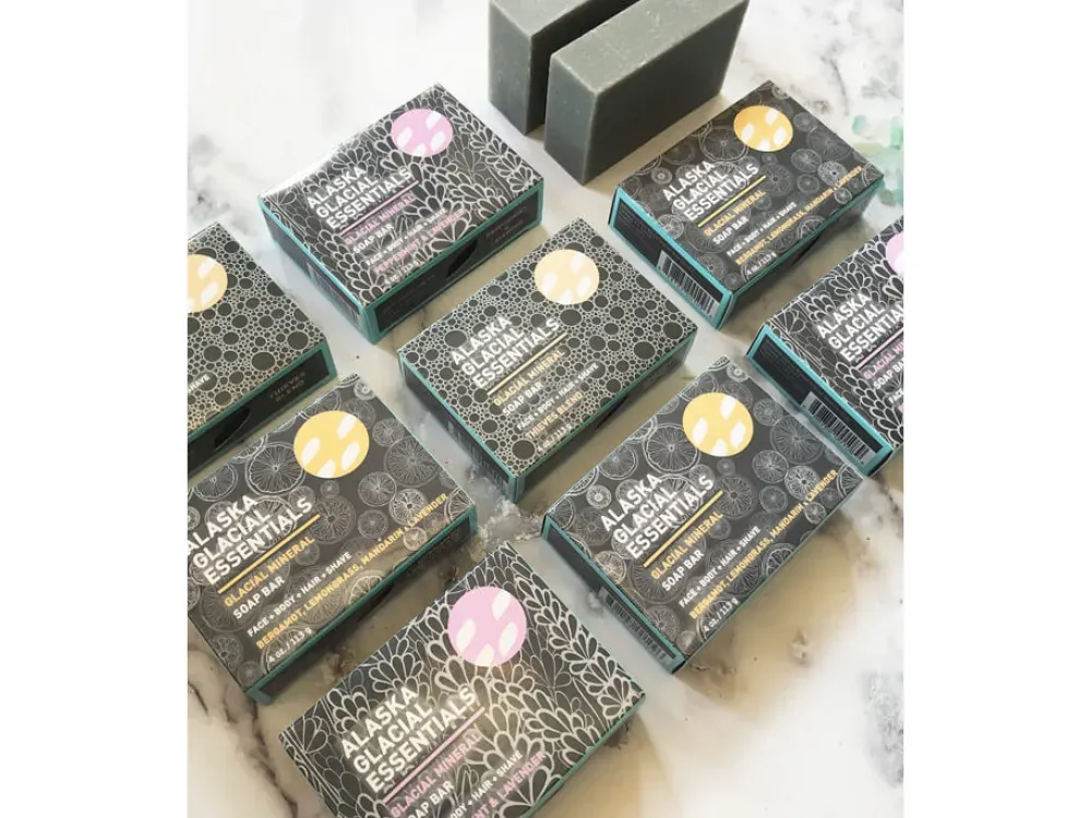 handcrafted Glacial Mineral Soap Bar - 1