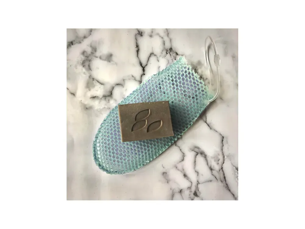 dynamic exfoliating duo Bath Mitt + Mineral Soap Bundle - 1