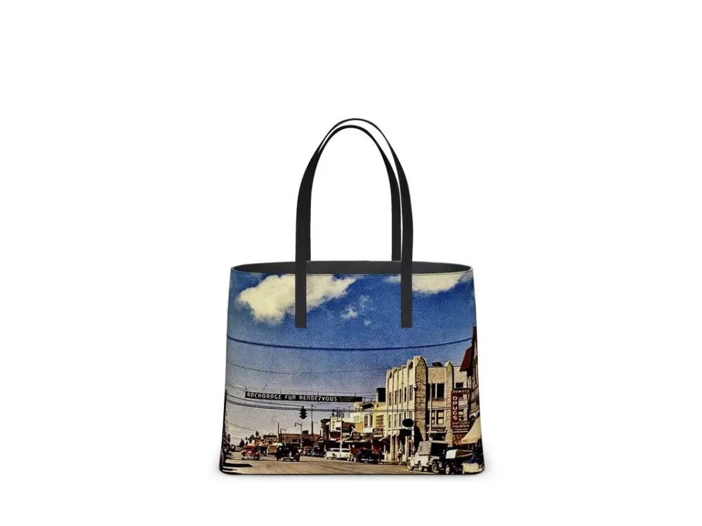 Alaska Anchorage Fur Rondy 1950s Tote - 3