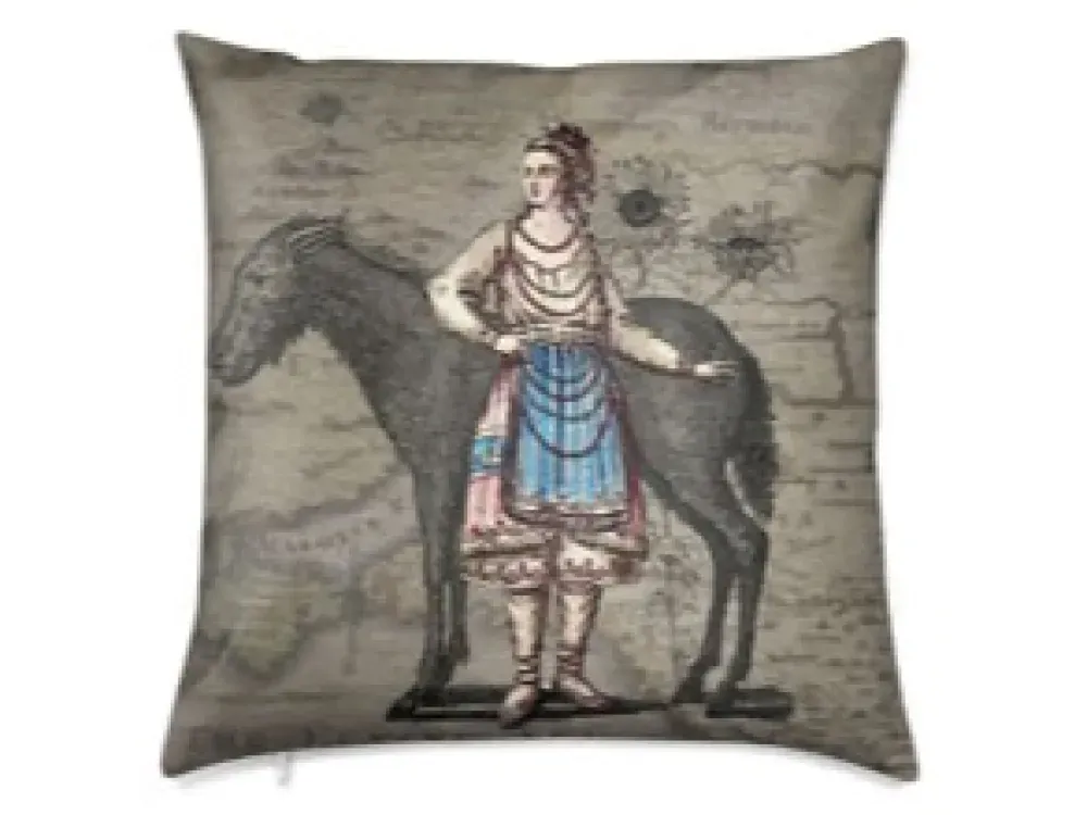 Europe Ukraine Ingrienne Luxury Pillow - 1