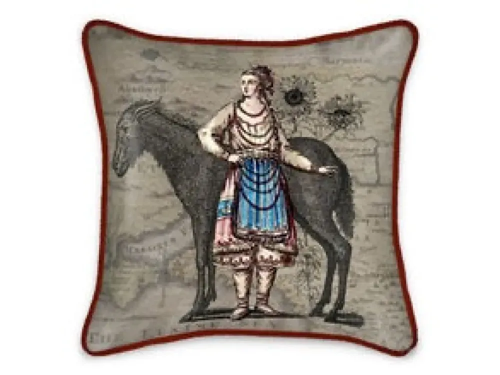 Europe Ukraine Ingrienne Silk Pillow - 2