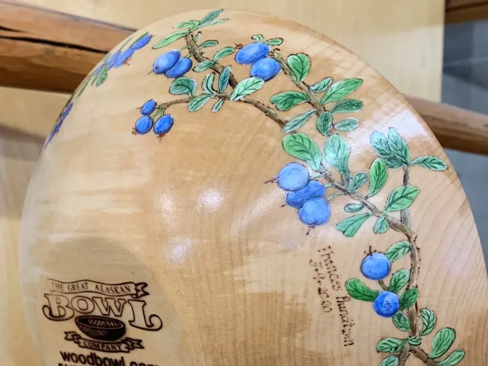 Blueberry Art Bowl - 1
