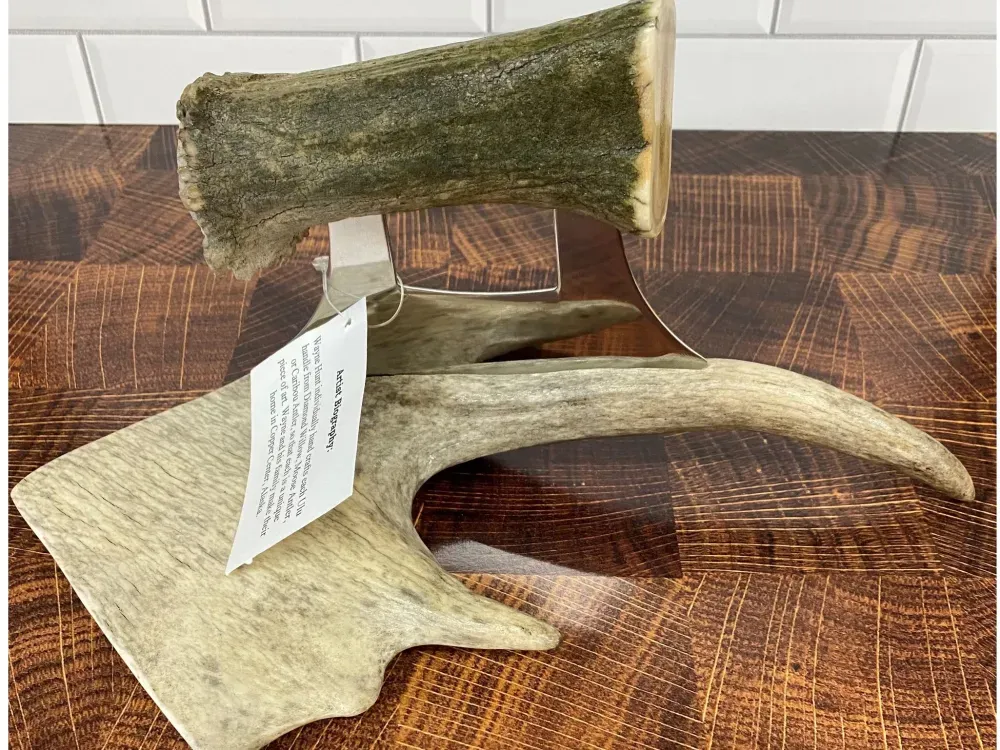 XL Natural Antler Ulu - 1