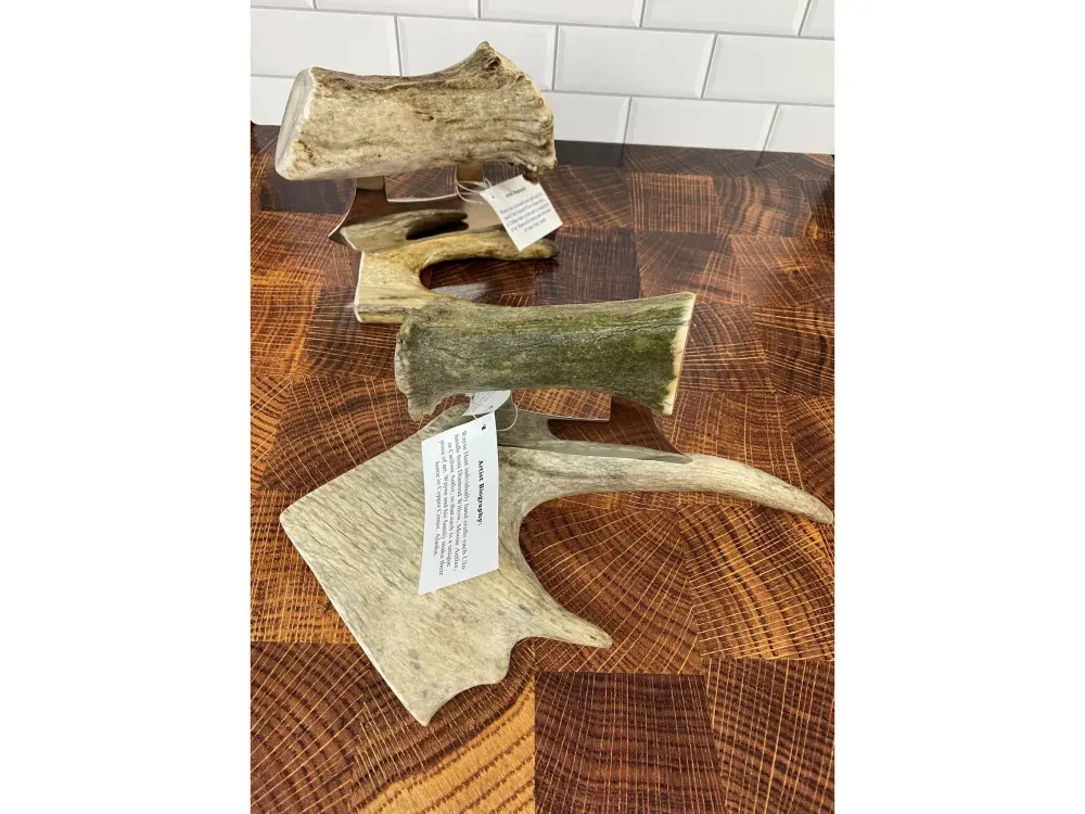 XL Natural Antler Ulu - 2
