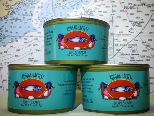 6 X Canned Kodiak Sockeye Salmon