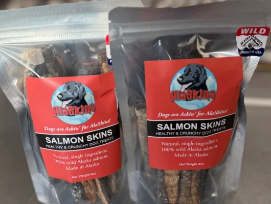 AlaSkins Salmon Dog Treats (dog & cat treats!)