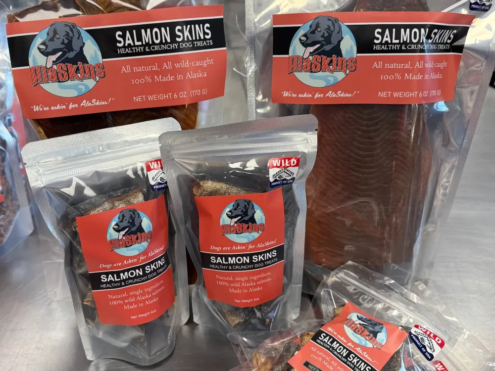 AlaSkins Salmon Dog Treats (dog & cat treats!) - 2