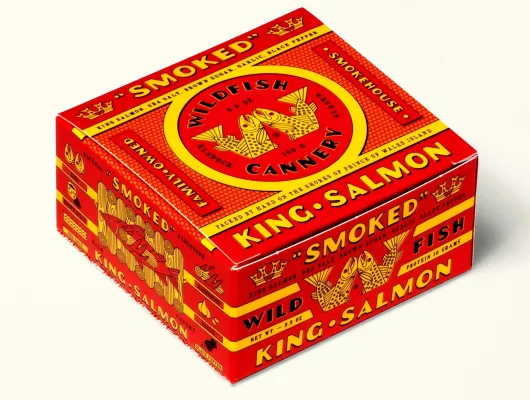 Canned Smoked King Salmon