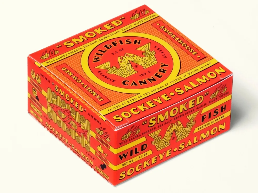 Canned Smoked Sockeye Salmon - 1