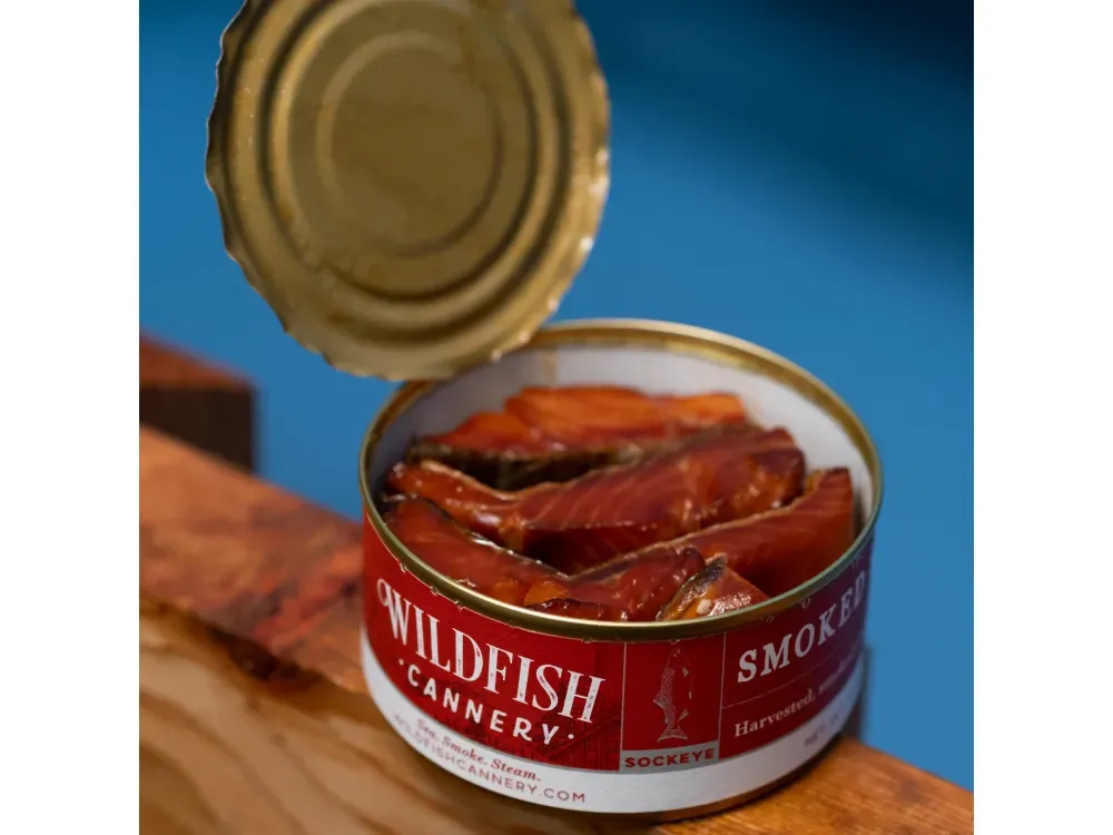 Canned Smoked Sockeye Salmon - 5